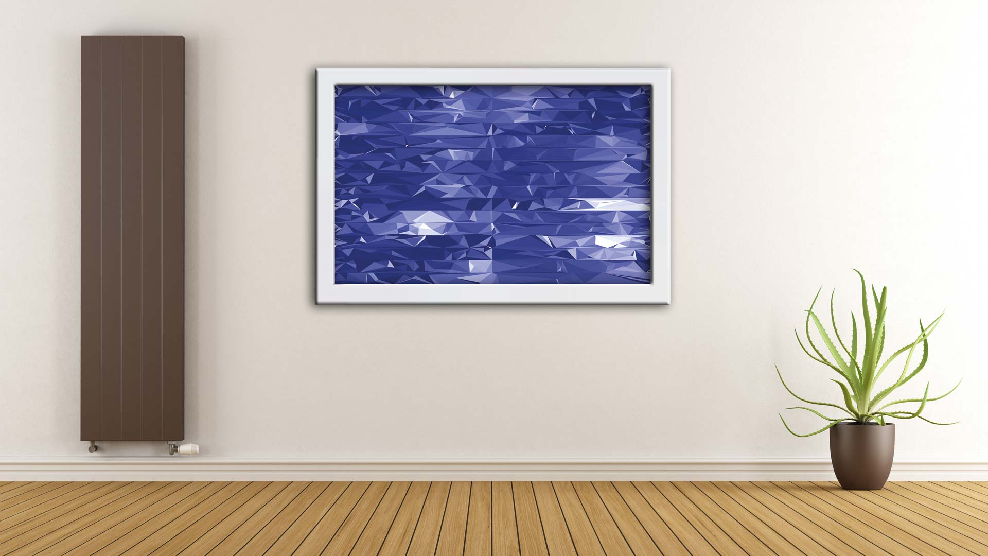 FancyGene Kunstdruck als Wandbild in blauer Farbvariante